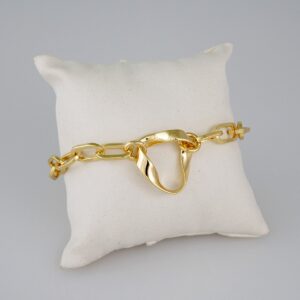 Bracelets Women/ Manillas Mujer/  14K Real Color/  Plain// B797