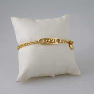 Women Bracelets/ Pulseras Dama/  Plain/  14K Real Color// B800