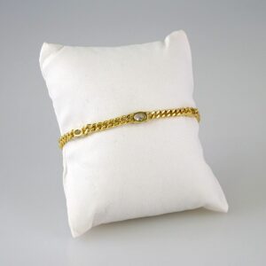 Women Bracelets/ Pulseras Dama/  Zircon Stone/  14K Real Color// B811