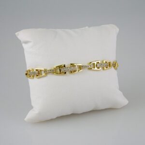Bracelets Women/ Manillas Mujer/ 14K Real Color/ Zircon Stone// B813