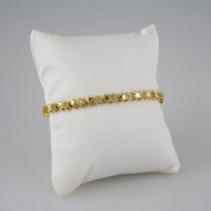 Bracelets Women/ Manillas Mujer/ 14K Real Color/ Zircon Stone// B814