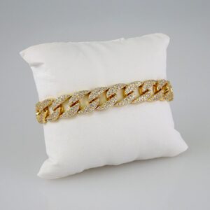Bracelets Women/ Manillas Mujer/ 14K Real Color/ Zircon Stone// B820