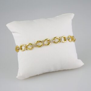 Bracelets Women/ Manillas Mujer/ 14K Real Color/ Zircon Stone// B821
