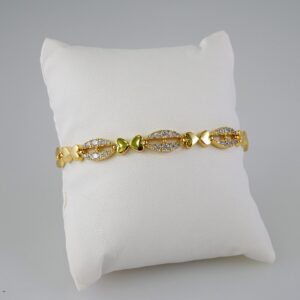 Bracelets Women/ Manillas Mujer/ 14K Real Color/ Zircon Stone// B825