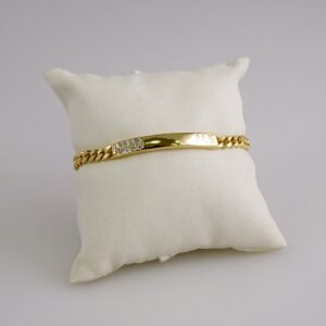 Bracelets/ Pulseras / Zircon Stone/ 14K Real Color// B881