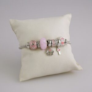 Women Bracelets/ Pulseras Dama/ Zircon Stone/  Silver Color// B884