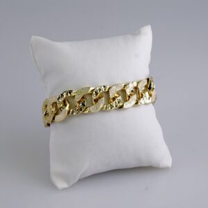 Woman Bracelets/ Pulseras Dama/ Plain/ 14K Real Color// B907