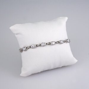 Woman Bracelets/ Pulseras Dama/ Zircon Stone/ Silver Color// B931