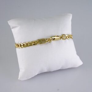 Bracelets/ Pulseras /  Plain/  14K Real Color/ 3mm// B941
