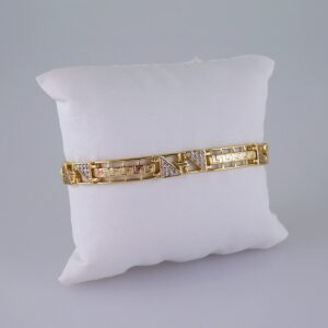 Woman Bracelets/ Pulseras Dama/  Zircon Stone/  14K Real Color// B953