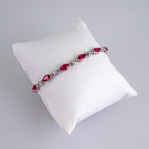 Woman Bracelets/ Pulseras Dama/ Zircon Stone/ Silver Color// B960