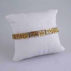Woman Bracelets/ Pulseras Dama/  Zircon Stone/  14K Real Color// B966