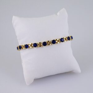 Woman Bracelets/ Pulseras Dama/  Zircon Stone/  14K Real Color// B972