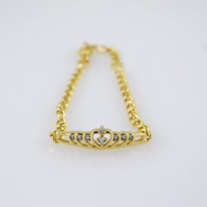 Women Bracelets/ Pulseras Dama/  Zircon Stone/  14K Real Color// B998
