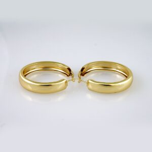 Women Earrings/ Aretes Dama/Plain/14k Real Color//  E1020