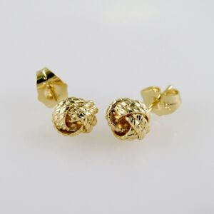 Women Earrings/ Aretes Dama/ Plain/ 14k Real Color// E1069