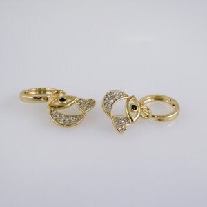 Woman Earrings / Aretes Dama/  Zircon Stone/  14k Real Color// E1138