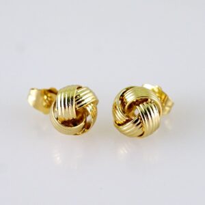 Women Earrings/ Aretes Dama/  Plain/  14k Real Color// E1352