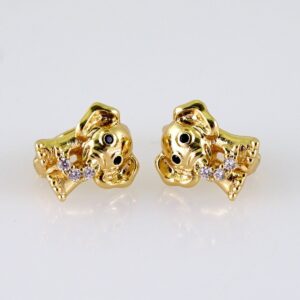 Women Earrings/ Aretes Dama/ Zircon Stone/ 14k Real Color// E1415