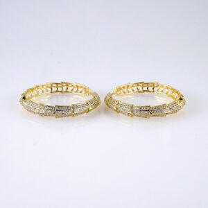 Women Earrings/ Aretes Dama/Zircon Stone/14k Real Color// E1421