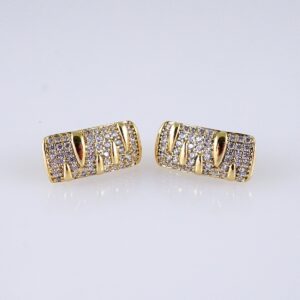Women Earrings/ Aretes Dama/ Zircon Stone/ 14k Real Color// E1428