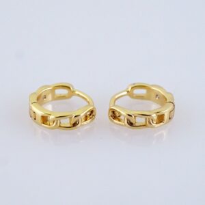 Women Earrings/ Aretes Dama/ Zircon Stone/ 14k Real Color// E1498