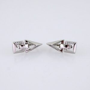 Women Earrings/ Aretes Dama/ Zircon Stone/ Silver Color// E1510