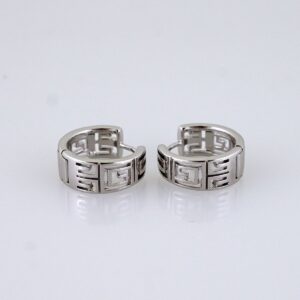 Women Earrings/ Aretes Dama/ Plain/ Silver Color// E1513