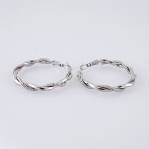 Women Earrings/ Aretes Dama/Plain/Silver Color// E1524