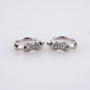 Women Earrings/ Aretes Dama/ Zircon Stone/ Silver Color// E1537