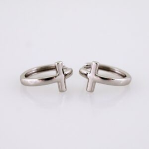 Women Earrings/ Aretes Dama/ Plain/ Silver Color// E1538