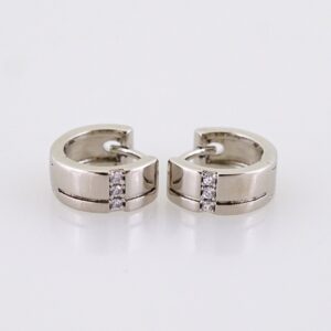 Women Earrings/ Aretes Dama/ Zircon Stone/ Silver Color// E1542