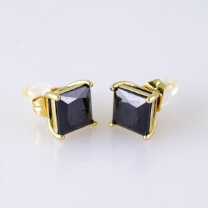 Women Earrings/ Aretes Dama/ Zircon Stone/ 14K Real Color/ Stainless Steel// E1693