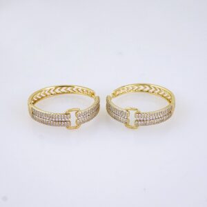 E1764 Womens Earrings  Aretes Dama  Zircon Stone  14K Real Color