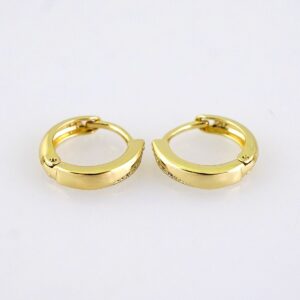E1780 Womens Earrings Aretes Dama Zircon Stone 14K Real Color