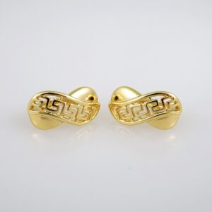 Women Earrings/ Aretes Dama/ Zircon Stone/ 14k Real Color// E456