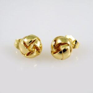 Women Earrings/ Aretes Dama/ Plain/ 14k Real Color// E507