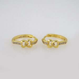 Women Earrings/ Aretes Dama/ Zircon Stone/ 14k Real Color// E552
