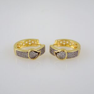 Women Earrings/ Aretes Dama/ Zircon Stone/ 14k Real Color// E632