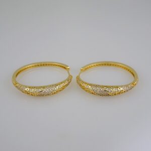 Women Earrings/ Aretes Dama/ Zircon Stone/ 14k Real Color// E657