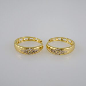 Women Earrings/ Aretes Dama/ Zircon Stone/ 14k Real Color// E670