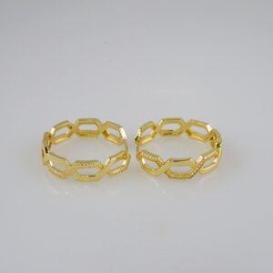 Women Earrings/ Aretes Dama/  Plain/  14k Real Color// E733