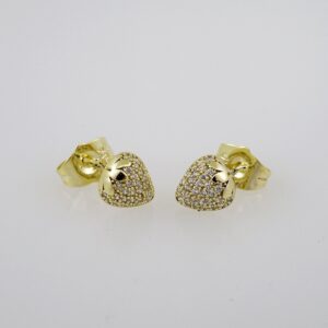 Women Earrings/ Aretes Dama/ Zircon Stone/ 14k Real Color// E744