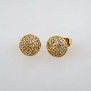 Women Earrings/ Aretes Dama/ Zircon Stone/ 14k Real Color// E749