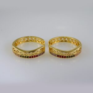 Women Earrings/ Aretes Dama/ Zircon Stone/ 14k Real Color// E877