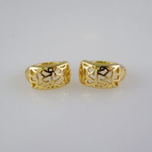 Women Earrings/ Aretes Dama/  Pain/  14k Real Color// E896