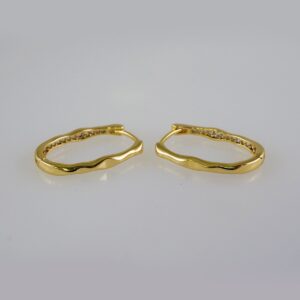 Women Earrings/ Aretes Dama/ Zircon Stone/ 14k Real Color// E909