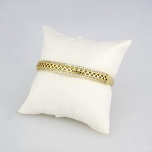 Bangles Woman/ Pulsos Dama/ Zircon Stone/ 14K Real Color// P00104