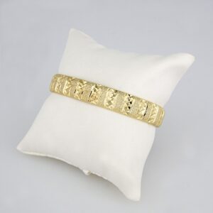 Bangles Woman/ Pulsos Dama/ Plain/ 14K Real Color// P00106