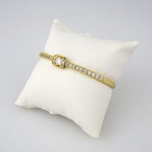 Bangles Woman/ Pulsos Dama/  Zircon Stone/ 14K Real Color//P0090